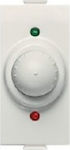 Abb Chiara Recessed Simple Front Dimmer Switch Rotary 500W White 72093