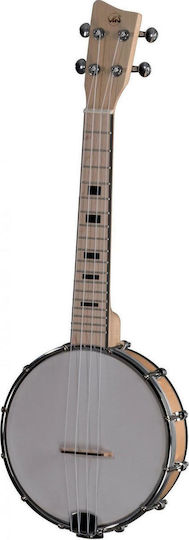 Gewa Banjou Ukulele Manoa B-CO-M 4 Corzi Spate Deschis