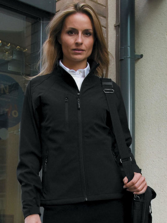 Base Layer Softshell Γυναικείο Μπουφάν Μαύρο
