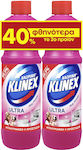 Klinex Παχύρρευστη Χλωρίνη 2x750ml