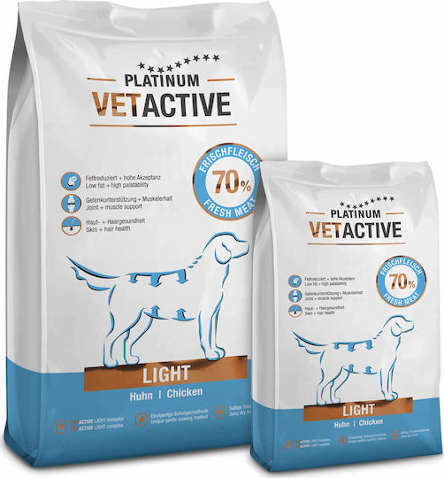 Platinum Pet Food & Care Vetactive Light 1.5kg Trockenfutter Dit, ohne  Gluten fr erwachsene Hunde mit Huhn | Skroutz Germany