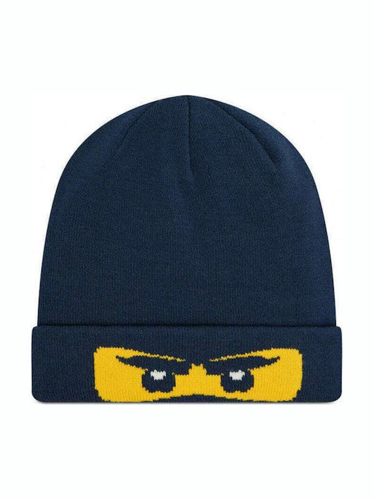 Lego Παιδικό Σκουφάκι Πλεκτό Navy Μπλε