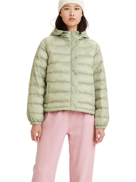 Levi's Edie Scurtă Jachetă de femei Puffer Verde