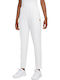 Court Dri-FIT Hohe Taille Jogginghose mit Gummizug Weiß