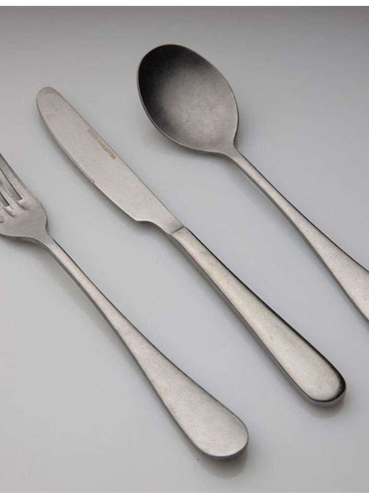 Dinox 30-Piece Stainless Steel 18/10 Silver Cutlery Set Paris Antique
