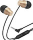 EJ-070 In-ear Handsfree with 3.5mm Connector Gold