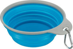 Trixie 25017 Schalen Futter & Wasser für Hunde Blau aus Silikon 500ml 25017