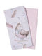 Das Home Baby Fun Set Baby Bettlaken Für Wiege Baumwolle Rosa 70x120cm 2Stück