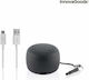InnovaGoods Miund Bluetooth-Lautsprecher 1W mit Akkulaufzeit bis zu 5 Stunden Schwarz