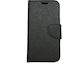 Versa Fancy Book Δερματίνης Μαύρο (LG Q6)