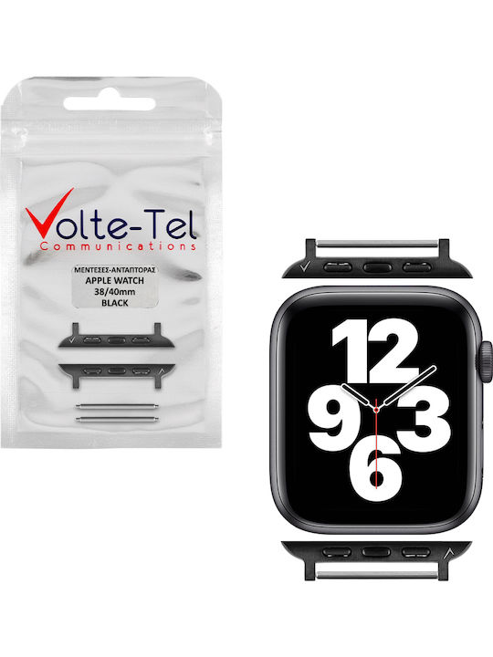 Volte-Tel Μεντεσές Μαύρο (Apple Watch 38mm)
