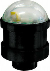 Lampa Valve Caps με 2 Led Κόκκινο Black 1pcs