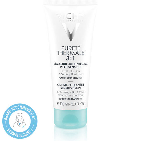 Vichy Purete Thermale 3 In 1 Emulsion Makeup Remover Face & Eyes 100ml