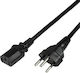 LogiLink IEC C13 - Netzkabel 1,8m Schwarz CP102