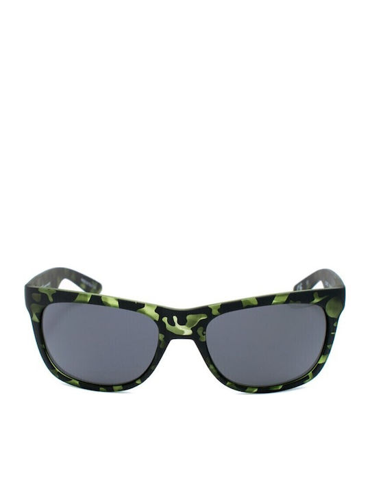 Italia Independent Unisex Sonnenbrille mit Grün Kunststoff Gestell und Gray Linse