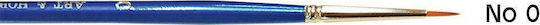 Art & Hobby 2700 Round Paint Brush No0