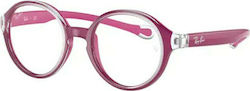 Ray Ban Junior Kinder Acetat Brillengestell Ros...