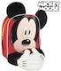 Mickey Mouse Clubhouse Mickey Mouse Ghiozdan Școlar De Spate Grădinița Roșu 23 x 9 x 28 cm
