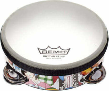 Remo Remo Rhythm Club 6,5" Tamburin mit Synthetischem Leder