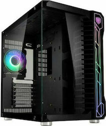 Kolink Unity Code X Gaming Midi Tower Computer Case with Window Panel and RGB Lighting Black