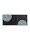Sdim 917 Flowers Universal Αντιολισθητικό Χαλί Διάδρομος Taupe 67x150cm