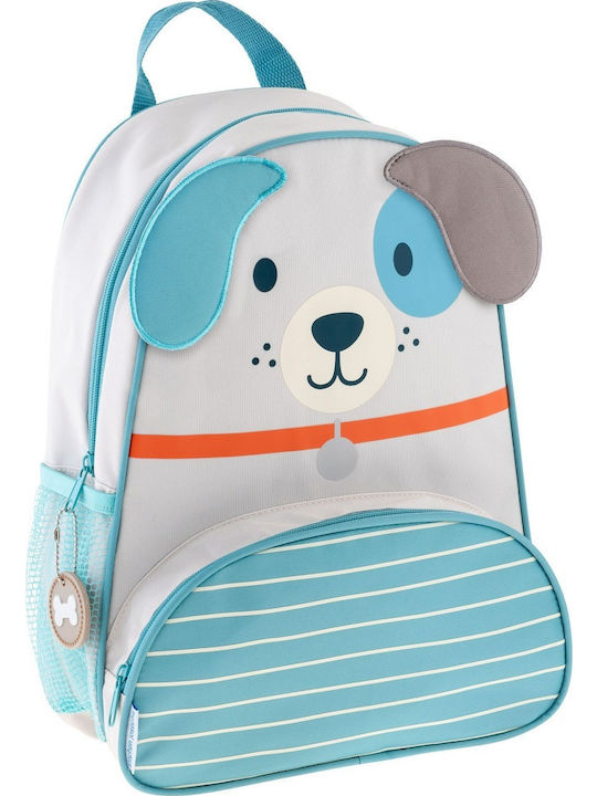 Stephen Joseph Dog Schulranzen Rucksack Kindergarten Hellblau mit Flaschenhalter