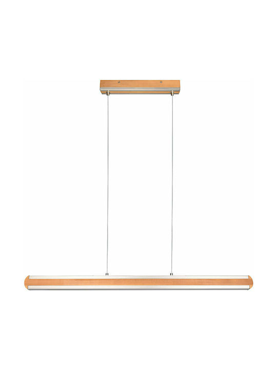 Trio Lighting Deacon Pendant Lamp with Built-in LED Orange