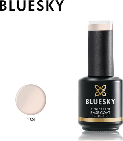 Bluesky Base Coat Ridge Filler Milky 15ml