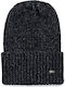 Beanie Unisex Beanie with Rib Knit in Black color