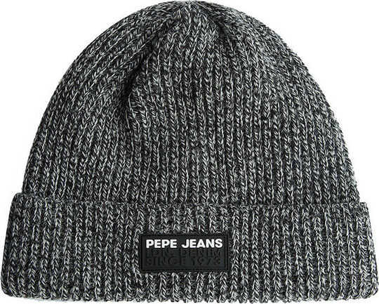 Connor Beanie Beanie with Rib Knit Charcoal