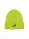 Beanie Unisex Σκούφος Πλεκτός Lime Yellow