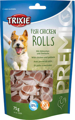 Trixie Premio Fish Chicken Rolls Leckerli Hund Kleine Rassen mit Huhn und Fleisch 75gr 31535