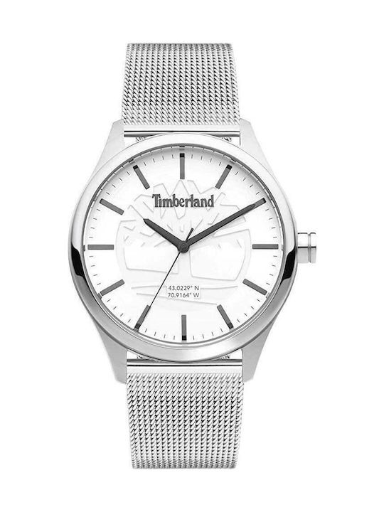 Timberland Watch Battery with Silver Metal Bracelet