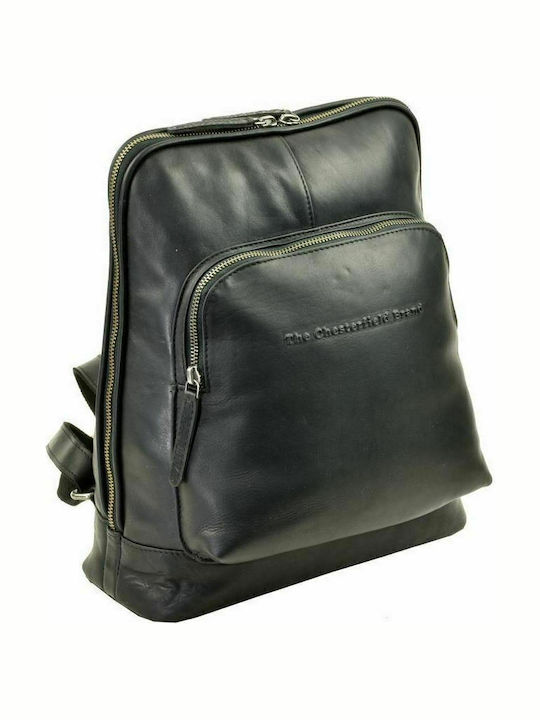 Leather Women's Bag Backpack Black