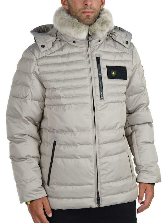 Geacă de Iarnă Puffer Bej