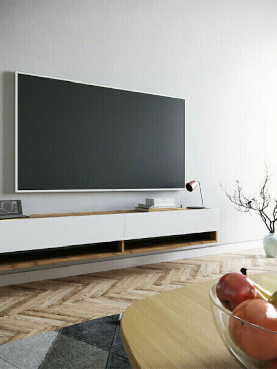Handra White Walnut TV Stand L180xD31.5xH29.5cm