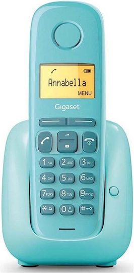 Gigaset A180 Schnurlostelefon mit Griechischem Menü Aqua Blue