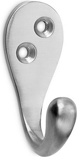 Inofix Metal Wall Hanger Νίκελ 3760 4x2x3cm