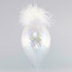Hängendes Ornament Träne Glas Transparent 16x8cm Set 4Stück