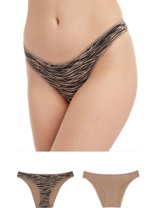Minerva Rio Fimelle Women's Slip 2Pack Animal M...