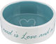 Trixie Pet's Home Keramik Schalen Futter & Wasser für Hund & Katze 1.4lt 20cm in Hellblau Farbe