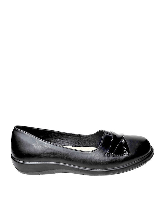 Anatomic Synthetic Leather Ballerinas 20312-2 Black