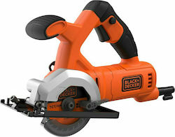 Black & Decker BES510K-QS Δισκοπρίονο 400W με Σύστημα Αναρρόφησης