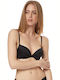 Aria Push Up Bra Underwire Black