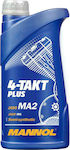 Mannol 4-Takt Plus Semi-Synthetic 10W-40 4-Stroke Motorcycle Motor Oil 1lt