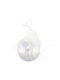 Hängendes Kugel Ornament Ornament Glas Transparent Set 4Stück