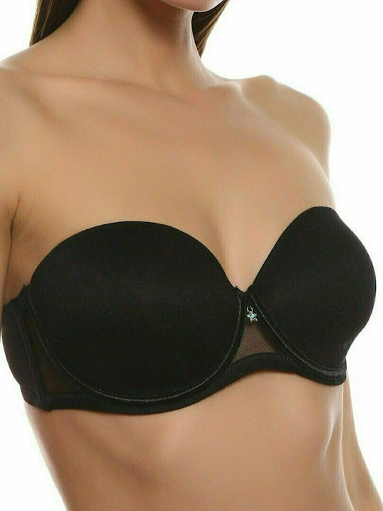 Strapless cup D Esmeralda 9255-black