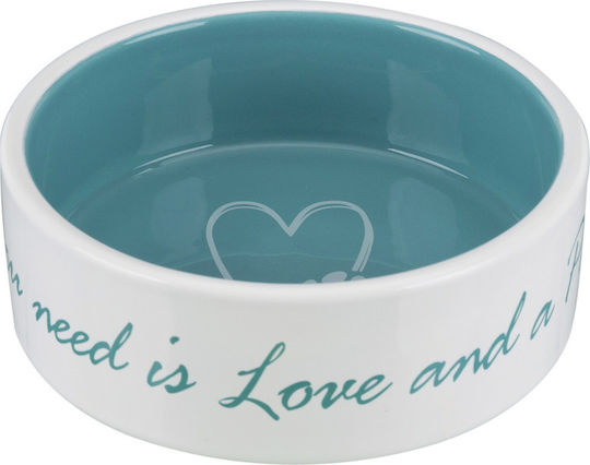 Trixie Pet's Home Κεραμικό Μπολ Φαγητού & Νερού για Σκύλο & Γάτα 300ml 12εκ.