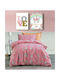 Makis Tselios Home Bettwäsche-Set Einzel Baumwolle Lucky Rosa 170x270cm 3Stück