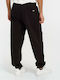 Sweatpants with Elastic Black